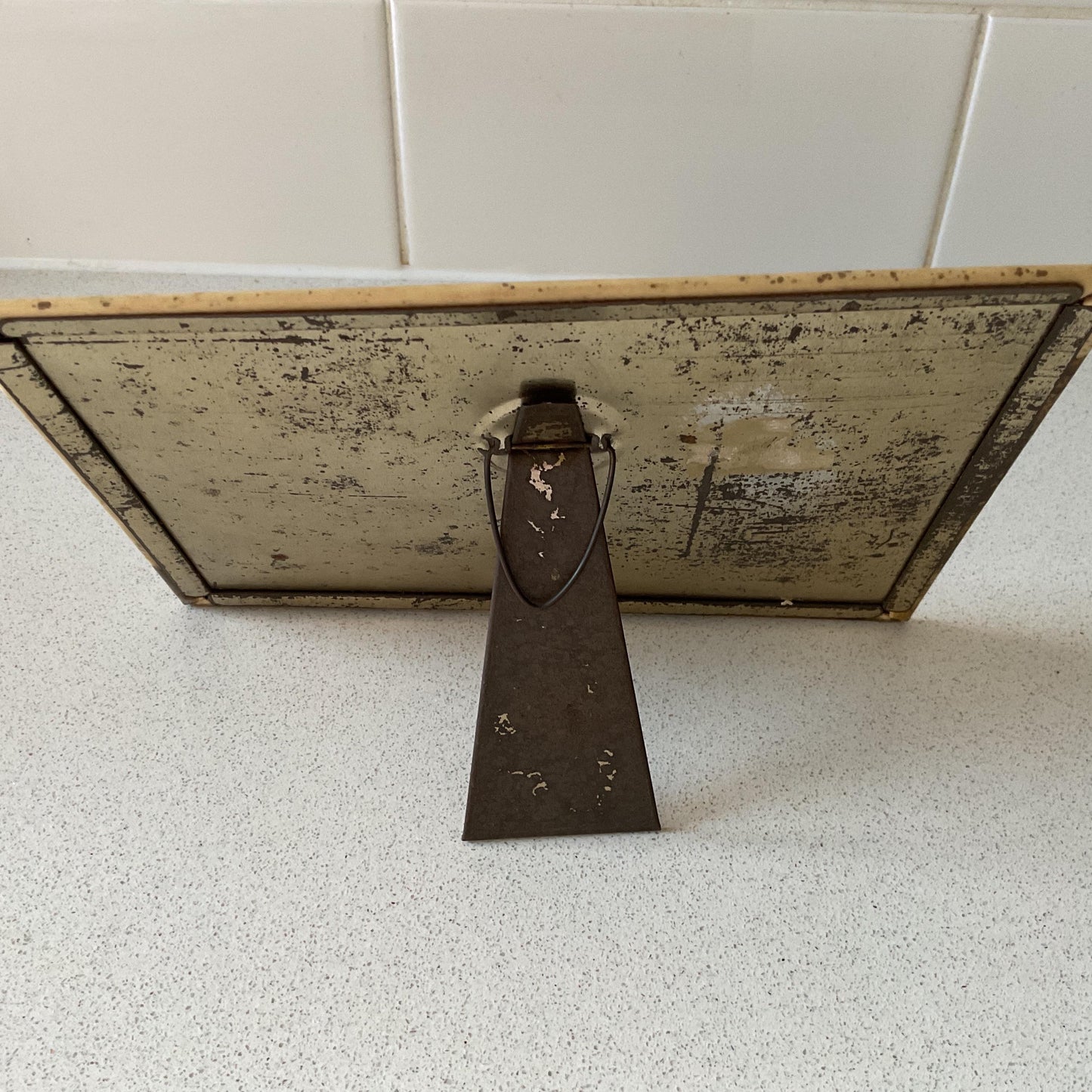 Three Sisters Blue Mountains sepia souvenir picture with metal backing - craft, Australia souvenir, vintage photography