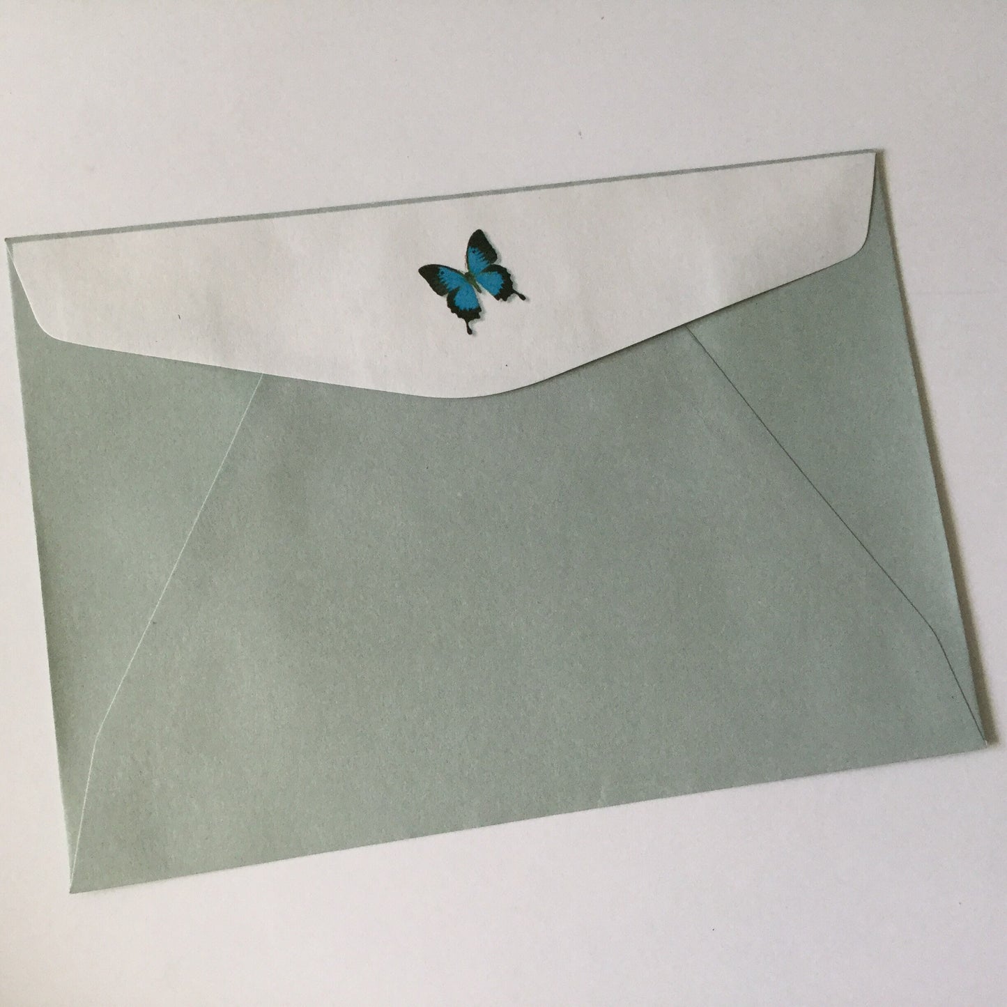 5 butterfly envelopes - pretty stationery - gifts, letters, messages, journals, junk books, messages