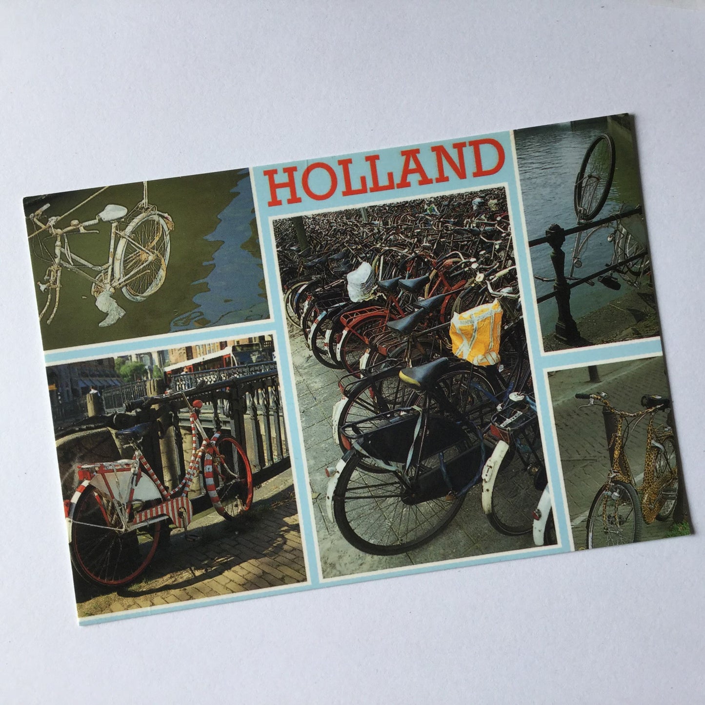 Postcard - Holland - Fietsen, Bicycles - travel, souvenir, letter, The Netherlands, bikes