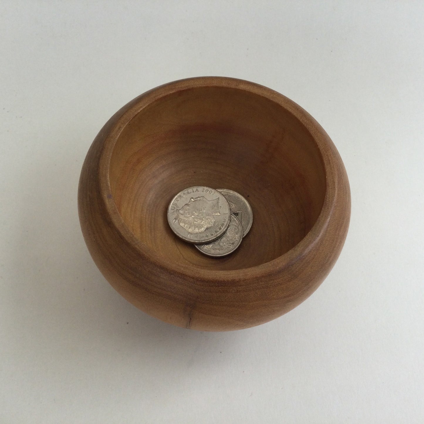 Very small wooden bowl - camphor laurel Australian hand turned in one piece - storage, decoration, natural, wood, home decor, serving dish