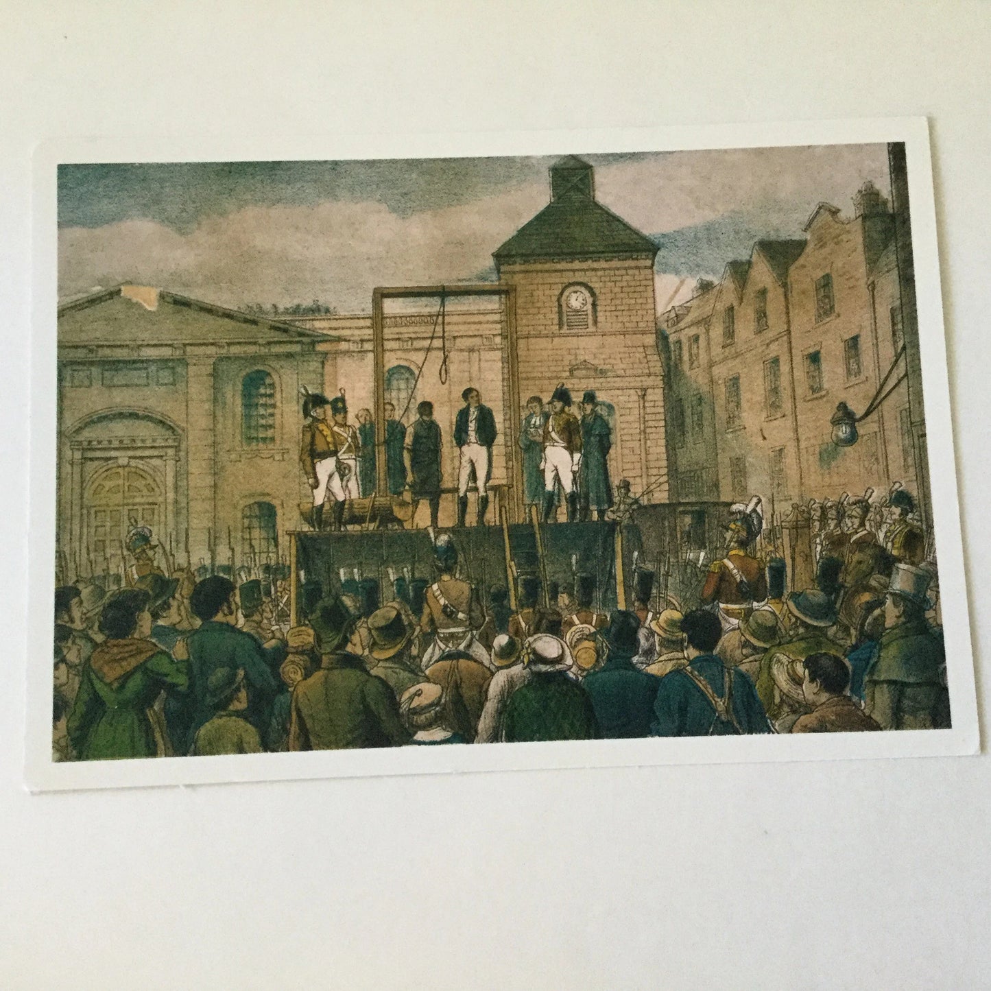 Art Postcard - Execution of Robert Emmet - unused postcard from The Office of Public Works, Dublin