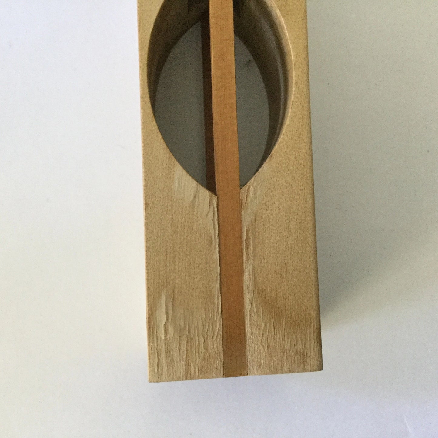 Wooden Tasmanian candle holder - hand carved natural wood candle stand or branch, dried flower holder - Australiana - 70s or 80s
