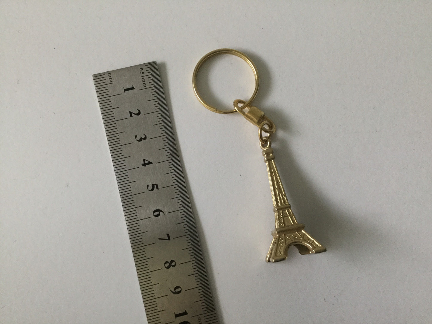 Eiffel Tower key charm Paris, France - key ring, bag decoration, - travel, tour, souvenir, French capital, city of light