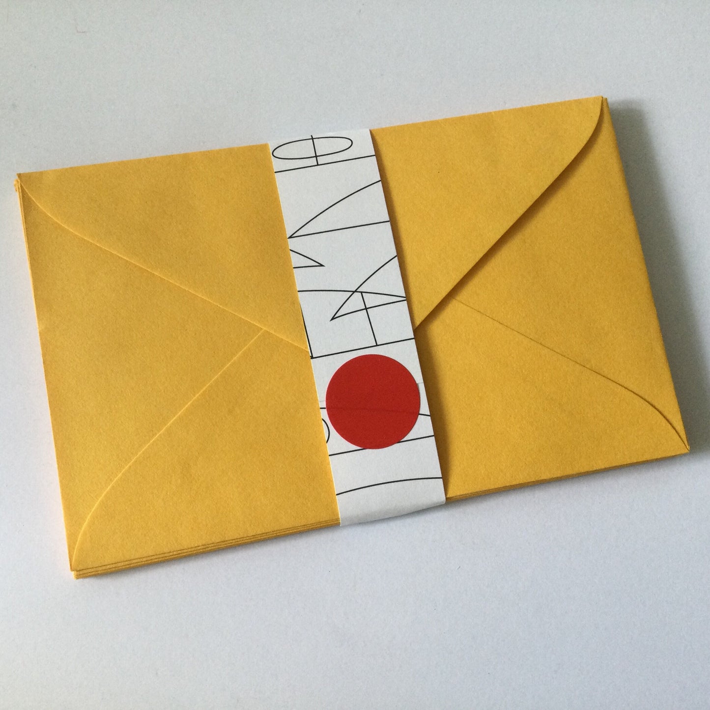 Ten small golden yellow envelopes vintage paper, letters, junk journal, glue book, paper ephemera