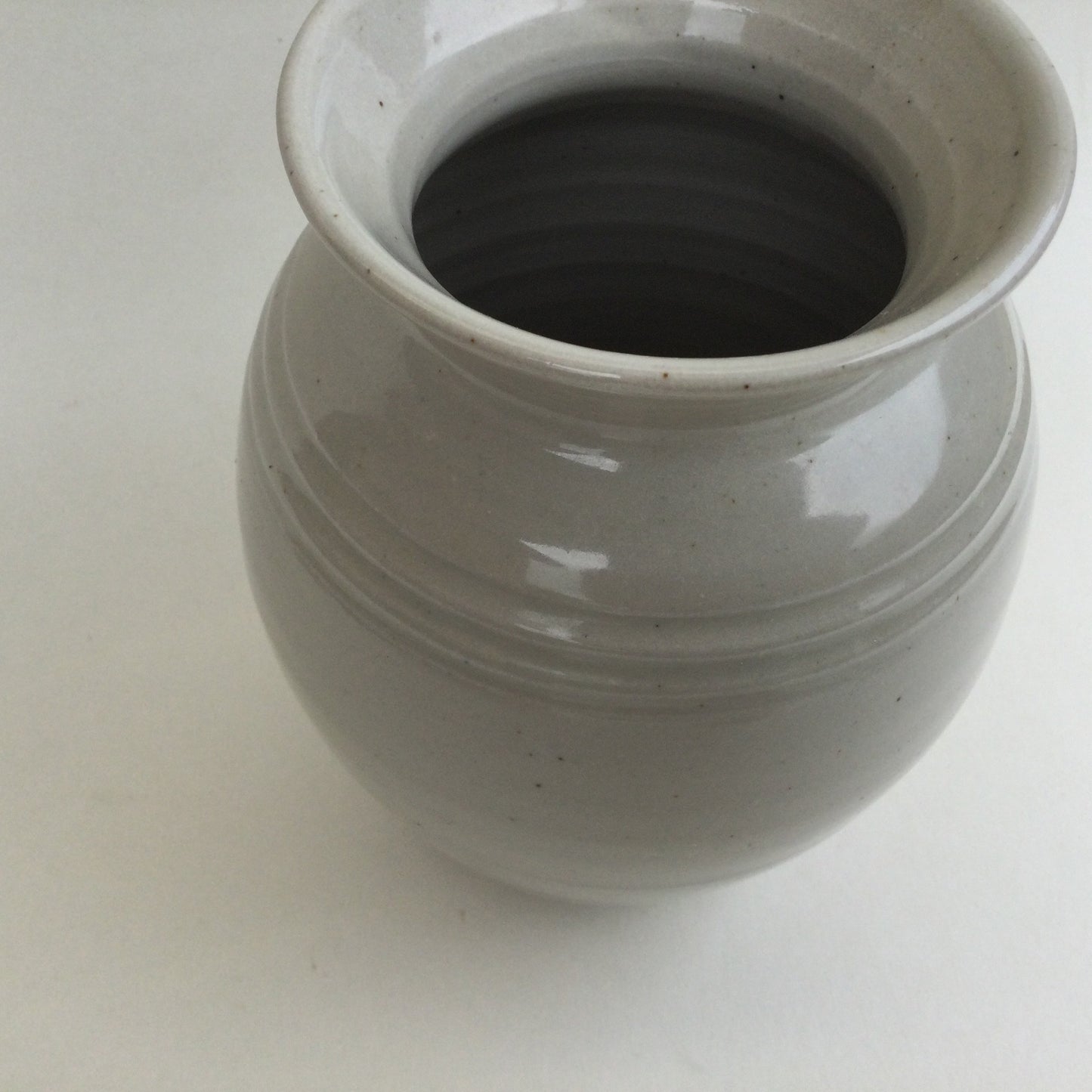 Mogo Pottery vase with blue flowers and green leaves in glaze, unique decorative, dried flower holder, branches, flowers, gift