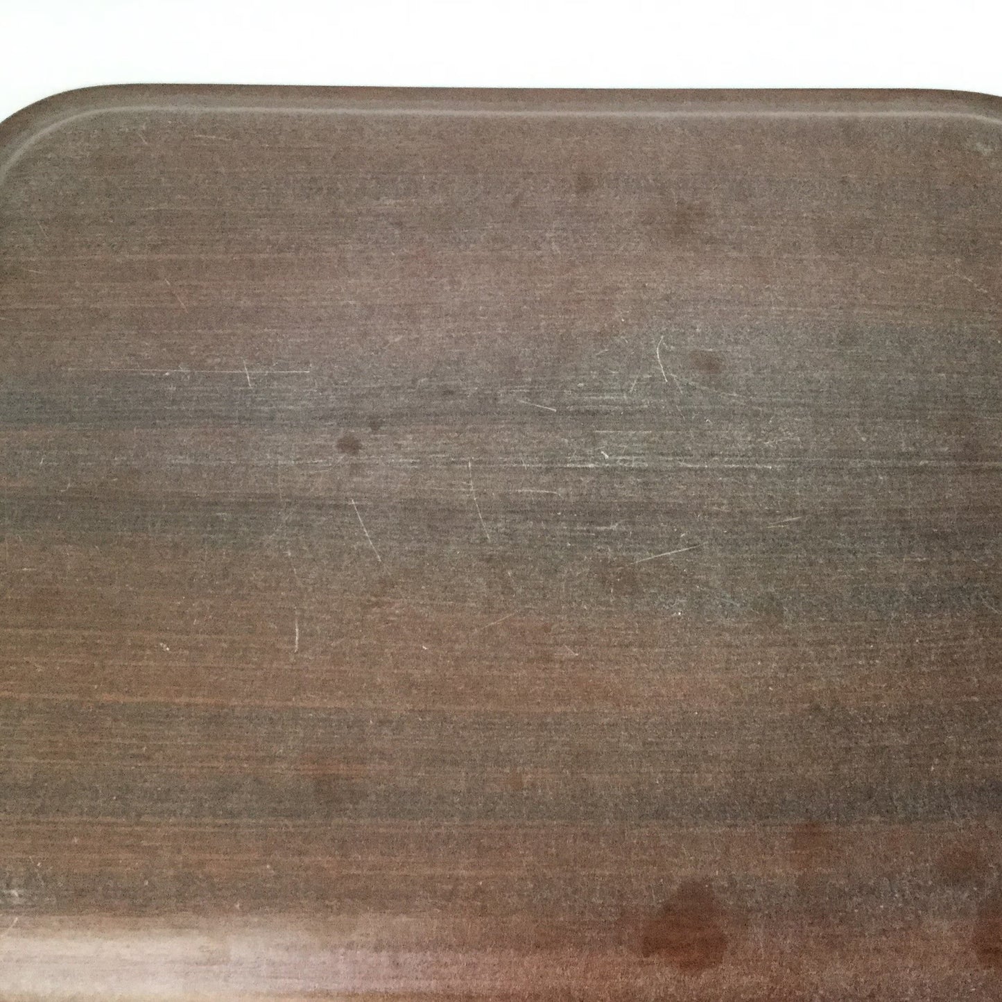 Floral design serving tray with squiggly colourful flowers in Ken Done style - eighties solid plastic tray