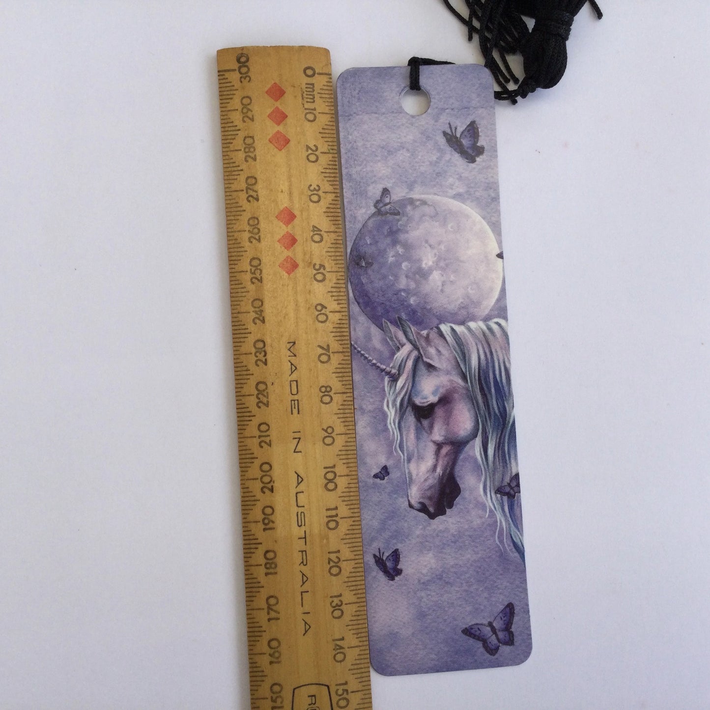 Moonlight Unicorn bookmark - Selina Fenech art, preloved gift, book lover, book mark
