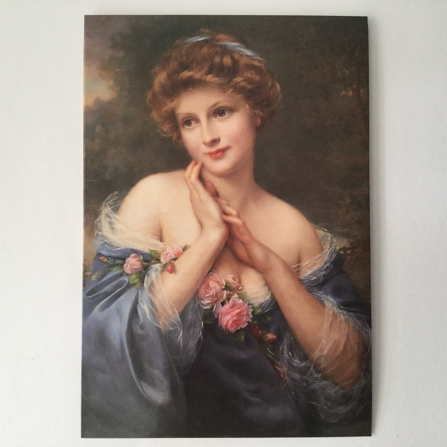 Pretty as a Picture - Blank Art greeting card - reproduction art card by Emile Vernon