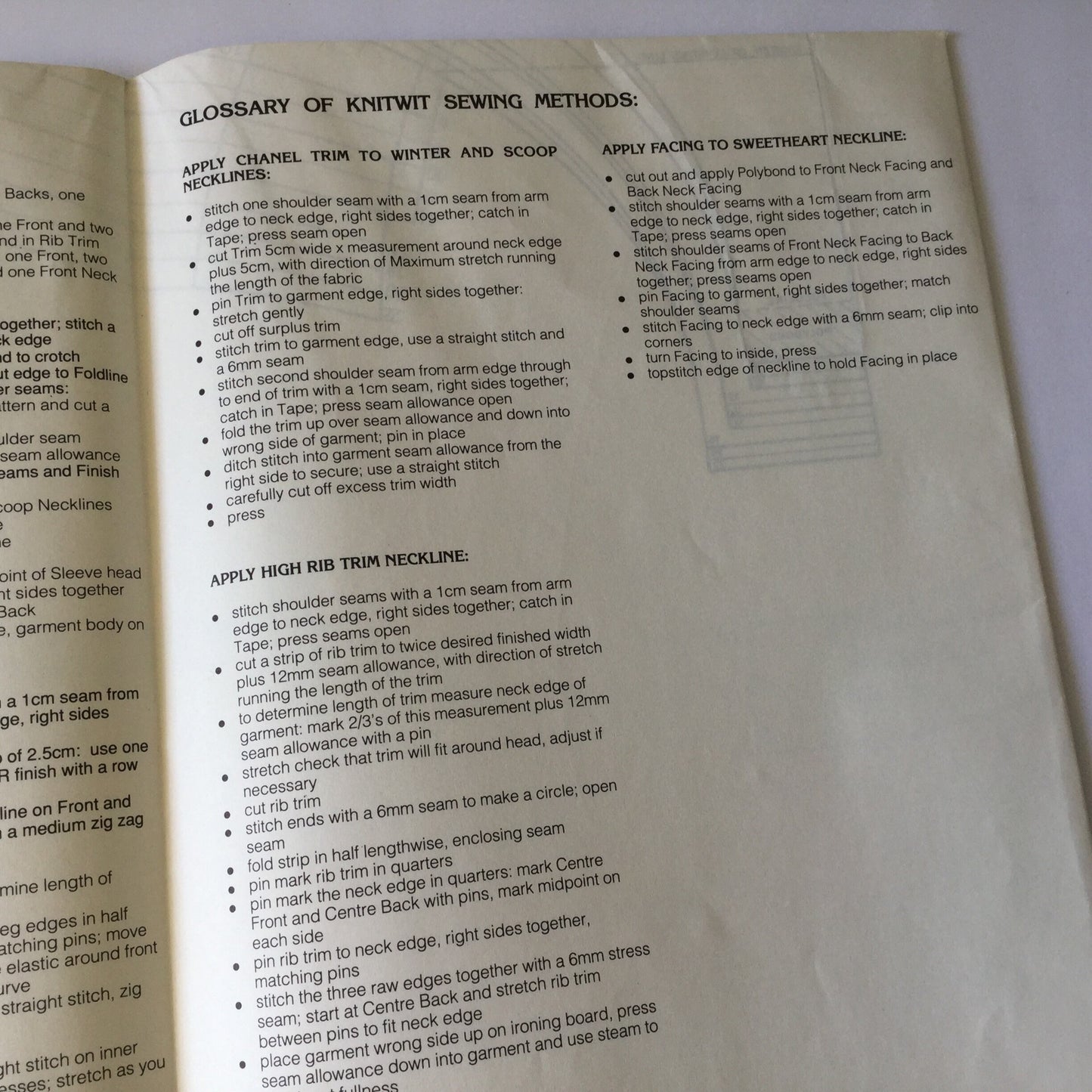 Vintage 80s Knitwit Sewing Pattern 302 Bodysuits - Uncut and complete Sizes 6 - 22 - make it yourself, eighties style